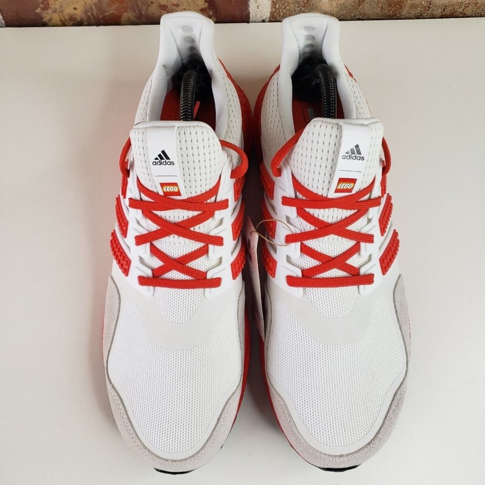 Adidas UltraBoost DNA x Lego ‘Color Pack Red’ Running Shoes Men's SZ 10.5 H67755 - Picture 9 of 15